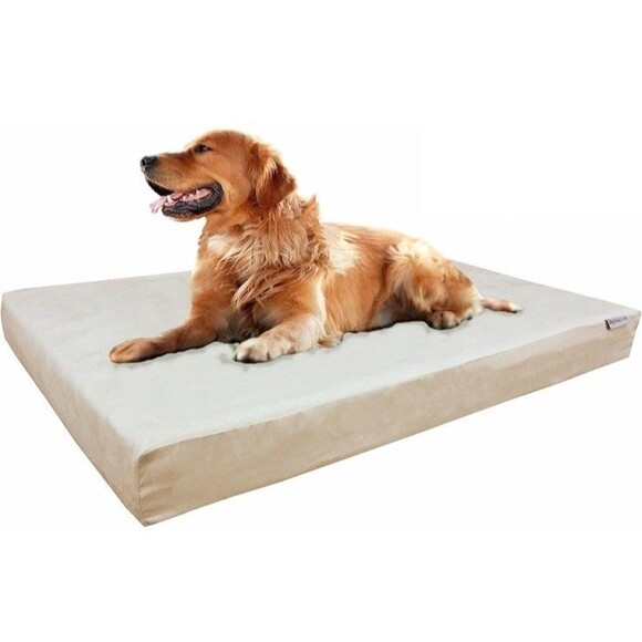 Dog Bed 4 Less XL MicroSueded‎  Bed Cover Water Proof Machine Washable 40x35x 4 - Picture 1 of 4